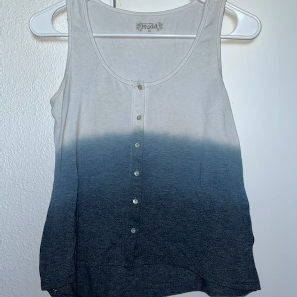Mudd Xs blue / white tank